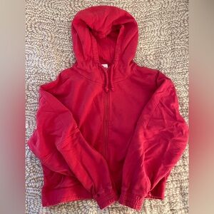 Outdoor Voices Organic Cotton Terry Full Zip Sweatshirt